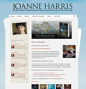 Joanne Harris's website